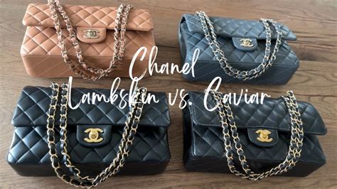 chanel belt calfskin &|caviar vs lambskin Chanel.